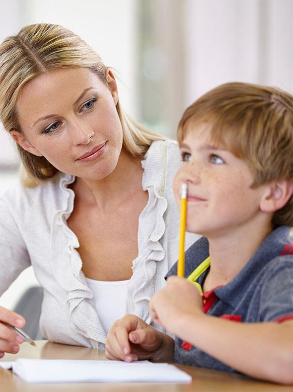 Nachhilfelehrer und Nachhilfeschüler Mathe Nachhilfe